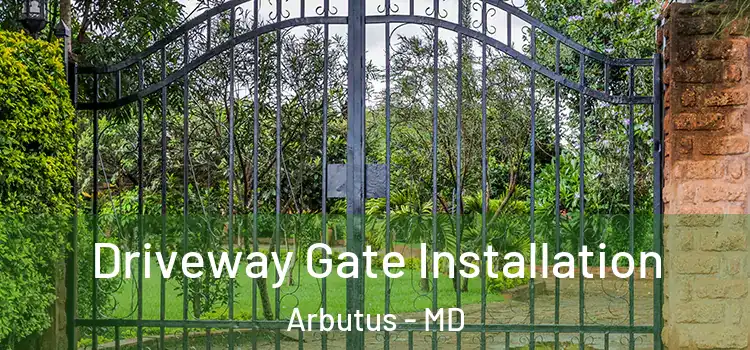  Driveway Gate Installation Arbutus - MD