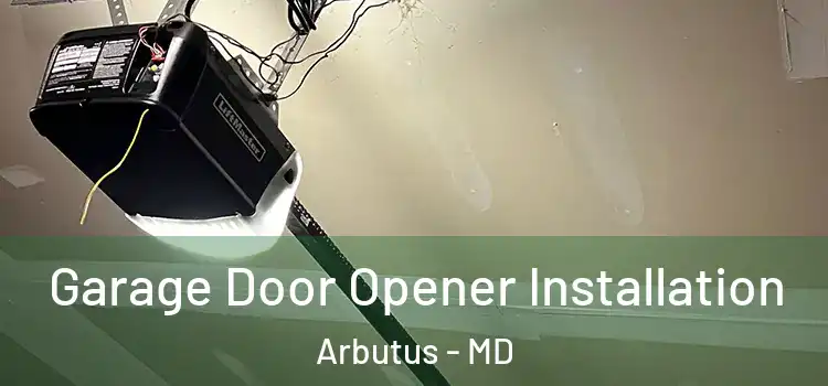  Garage Door Opener Installation Arbutus - MD