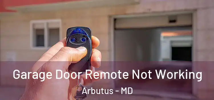  Garage Door Remote Not Working Arbutus - MD
