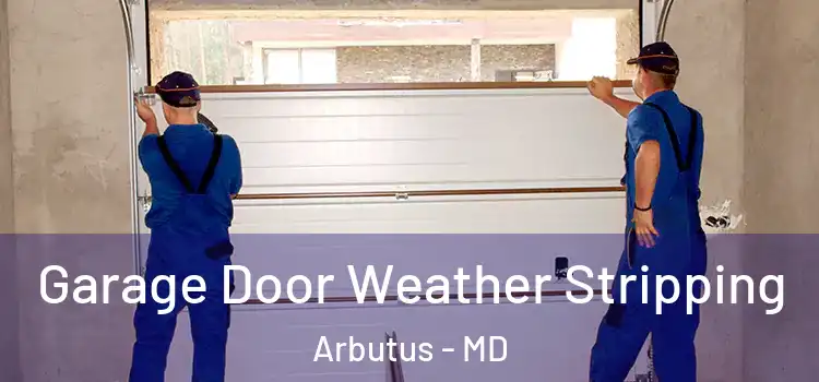  Garage Door Weather Stripping Arbutus - MD